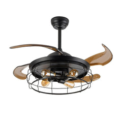 42"  Ceiling Fan with Light w/Remote Control 3 Gear Wind Flush Mount Ceiling Fan