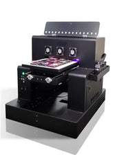 VEVOR A4 UV Printer Flatbed UV Flatbed Sticker Label Printer Machine With ACRO RIP Software For Phone Case Metal Glass Wood