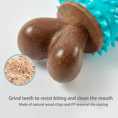 Spiky Bone Dog Toy Pet Teething Chew Toys Sturdy Toothbrush Stick Teeth Cleaning Brush Treat Dispensing Aggressive Chewers Tough