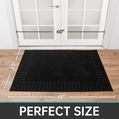 Door-Mat Non-Slip Front Doormat Entrance Mats for Front Door Entry Resist Dirt Washable Doormat Absorbent Entryway Door Mat
