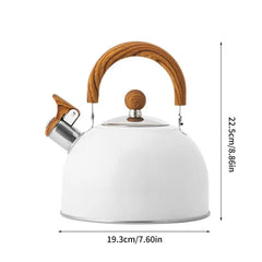 Whistling Tea Kettle For Stove Top Modern Stainless Steel Whistling Teapot 2.5 Liter Whistling Tea Kettle For Making Coffee Milk
