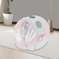 Foldable Smart Pet Dryer Box, Automatic Pet Dryer Small Dog Drying Box with 8 Fan 4 Speed, Cat Hair Blow 360° Ultra Quiet