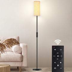 66.5" Floor Lamp with Remote Control and Smart Bulb Included