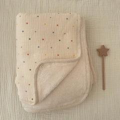 Winter Baby Blanket for Newborn Fleece Cotton Muslin Swaddle Bedding Velvet Stroller Cover New Born Kids Blanket Mother Kids Gta