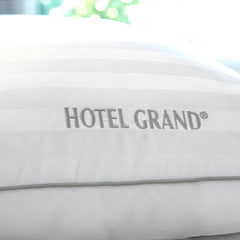 Bed Pillows 100% Cotton Soft Feather Down Pillows King Size Pillows Set of 2 Pack Hotel Collection Pillows for