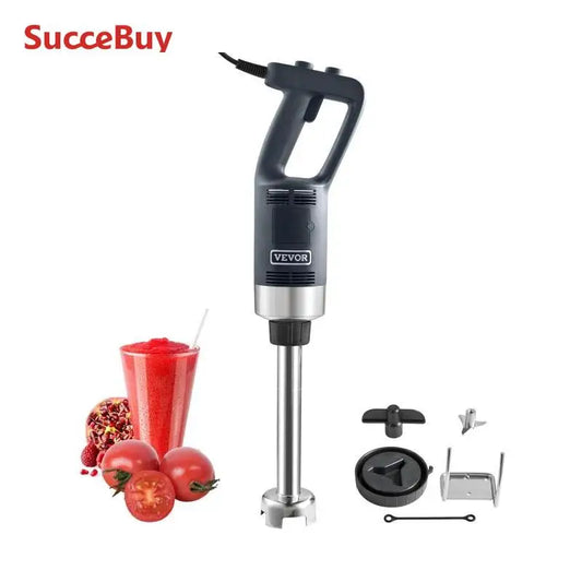 SucceBuy Commercial Immersion Blender 500W/ 750W Variable Speed Portable Mixer with 304 Stainless Steel Blade for Soup Baby Food