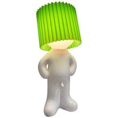 Creative Table Small Book Lights Little Naughty Boy Night Light Shy Man Lamp for Children Home Room with Lampshade Nightstand La