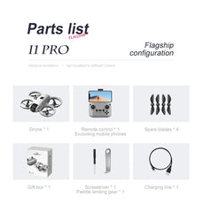 i1 PRO Mini Drone 8K HD Dual Camera Aerial Obstacle Avoidance Optical Flow Hover Avoidance Four-Axis RC Drone 10000M For Xiaomi