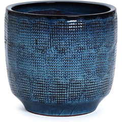 Ceramic Planters, Large Outdoor Indoor Plant Pots with Drainage Hole and Rubber Plug,
