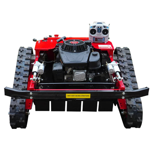 Free Shipping Mini RC Robot Lawn Mower 916Electric & Remote Control  & Petrol Dual Power Source Cutting Grass DIY Grade