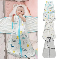 Adjustable Wearable Blanket Pure Cotton Swaddling Sleeping Bag Comfortable Sleeping Bag Cotton Sleeping Bag Kids For Comfortable