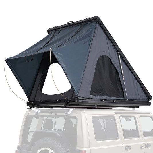 SucceBuy Rooftop Tent Hard Shell Naturnest Rooftop Tent Hardshell for 2-3 Person Hard Shell Roof Top Tent Waterproof Jeep SUV