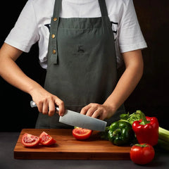 Durable Bamboo Cutting Board 1 Inch Thick with Juice Grooves Handles Perfect Cheese Charcuterie Meat Preparation