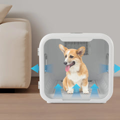 18.5" Pet Dryer Box Pet Grooming Hair Dryer Pet Force Dryer  Sterilization Adjustable Wind and Temperature Anti-false Touch Lock