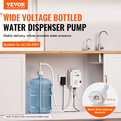 SucceBuy Bottled Water Dispenser Pump System 5 Gal Dispensing  Automatic Electric Water Dispenser Single Inlet Water Jug Pump