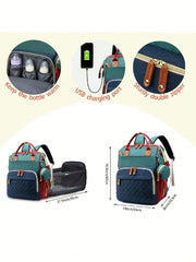 Baby Diaper Bag Backpack With Changing Station, Multifunction Waterproof Large Capacity Travel Bags Newborn Baby Essential Gifts
