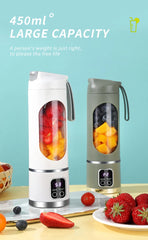 Electric Juicer Cup 8/12 Blades Milkshake Machine Portable Fruit Milk Mixing Tool Mini Fresh Juice Portable Blender For Home