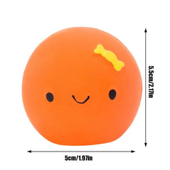Egg Ball Dog Toy Soft Latex Rubber Animal Interactive Fetch Ball Cute Egg Doll Shape Four-color Squeaky Egg Dog Ball For Small