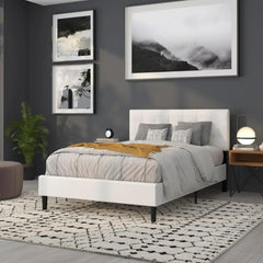 Quilted Tufted Upholstered Full Size Headboard in  cabeceira de cama box casal  headboard
