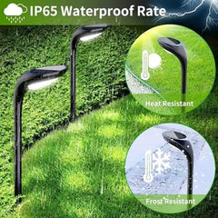 Solar LED Pathway Lights 4 Pack Waterproof Landscape Lighting Garden Decor Walkway 150 Lumen High Efficiency IP65 Modern Design