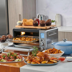 Convection Countertop Oven, Air Fryer Toaster Oven Combo, BOV860RVC, Red Velvet Cake