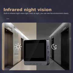 Outdoor Wireless Doorbell Phone Video Eye Doorbells Digital Door Peephole Security Protector With LED Night Vision Smart Home