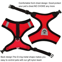 Cat Dog Harness With Lead Leash Kitten Puppy Outdoor Walking Collar Harness Adjustable Vest For Small Medium Pet Accessories Dog