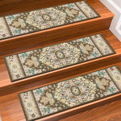 Carpet Stair Treads Non Slip for Wooden Steps, 30inch X 8inch Staircase Step Treads Indoor for Dogs, Reusable Stair Carpet