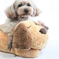 Pet Toy Dogs Plush Toy Comfortable Behavioral Training Aid Toy Heart Beat  Heating Soothing Plush Doll Sleep For Smart Cats Play