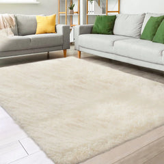 Shag Area Rug, 8' x 10' Soft Fluffy Area Rugs for Living Room Bedroom Kids Room Decor Carpet,