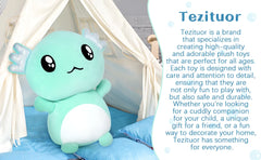 Tezituor  Axolotl Plush, Cute 20" Mint Green Axolotl Stuffed Animals Plush Throw Pillow, Cuddly Salamander Plushie Toy for Kids