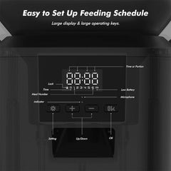 271oz Automatic Dog Feeders with Key Contol SUS304 ABS Large Capacity Furpipi Pet Smart Feeder Automatic Cat Dog Food Dispenser