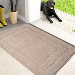 Dirt Trapper Door Mat 34" X 59", Non-Slip/Skid Machine Washable Entryway Area Rug, Dog Doormat, Super Absorbent Welcome