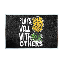 Cartoon Pineapple Pattern Entrance Doormat Comfortable Non-slip Bathroom Floor Mats Home Decor Kitchen Rugs Welcome Door Mat