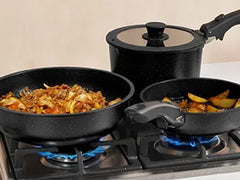 20 Pcs Pots and Pans Set Non Stick Detachable Cookware Sets Nonstick Non Toxic Induction RV Kitchen Cooking Set Dishwasher/Oven