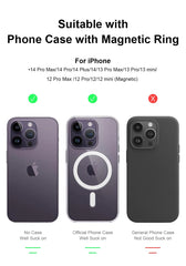 Magnetic Wireless Charger for MagSafe Dock Stand 15W Fast Charging for iPhone 15 14 13 12 Pro Max Mini Plus  for Samsung S24 S23