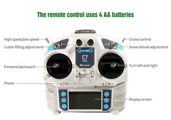 Free Shipping Mini RC Robot Lawn Mower 916Electric & Remote Control  & Petrol Dual Power Source Cutting Grass DIY Grade