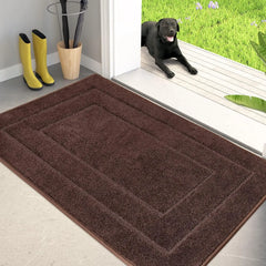 Dirt Trapper Door Mat 34" X 59", Non-Slip/Skid Machine Washable Entryway Area Rug, Dog Doormat, Super Absorbent Welcome