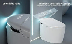 Smart Toilet,One Piece Toilet Elongated, Auto Flushing Bidet Toilet with Heated Seat, SPA Warm Water Sprayer and Dryer