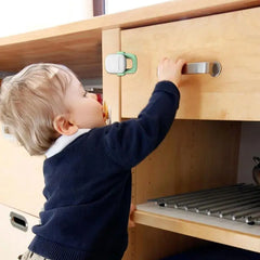 Oven Baby Proofing 4 Pack Baby Proof Oven Stove Locks Heat-Resistant Dishwasher Locks Child Safety Oven Baby Proof Refrigerator
