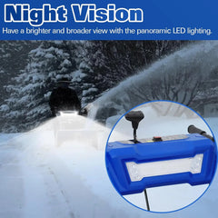 24-Inch Self-Propelled Gas Snowblower, 209cc with Electric Start and LED Headlight, for Driveway Snow Removal.