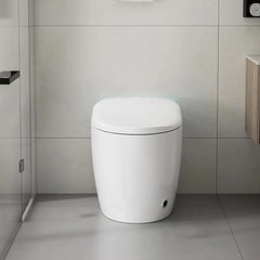 Smart Toilet,One Piece Toilet Elongated, Auto Flushing Bidet Toilet with Heated Seat, SPA Warm Water Sprayer and Dryer