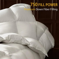 Duvets Luxury Down Comforter,fluffy Goose Down Fiber Comforter, Ultra Soft Down,all Year Round Warm Hotel Comforter Home Textile