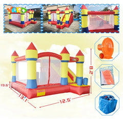 Inflatable Trampline Bouncy Castle Jumping House With Blower Inflatable Bouncer Castle Kids Courtyard Inflatable Games PlayHouse