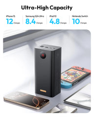 ROMOSS 60000mAh Large Capacity Powerbank Fast Charging Portable Charger Power Bank Station for iPad iPhone 16/15 Samsung Switch