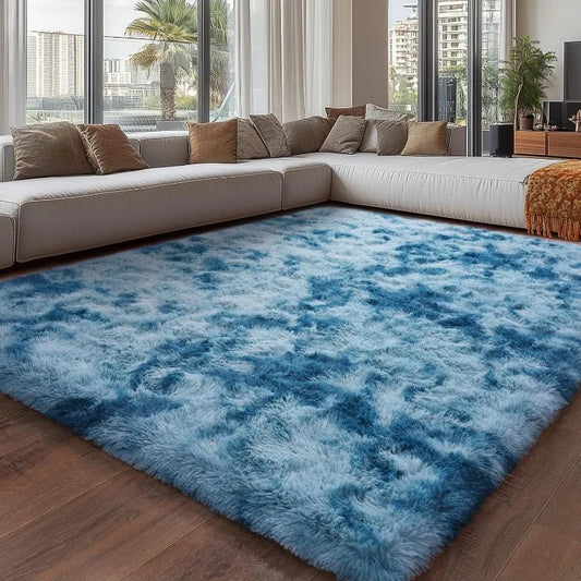 Plush Rugs for Living Room, Soft Shaggy for Bedrooms, Area Rug for Bedroom, Cozy Fuzzy Carpet for Kids, Perfect Indoor Decor