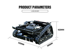 Customized New Design Remote Control Robot Lawn Mower Multi Purpose Rc Lawn Mower For Farmer