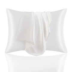 2Pcs Satin Pillow Case for Hair Skin Silk Satin Pillowcase 50x70cm Pillowcases Set Silky Pillow Cover with hidden zipper closure