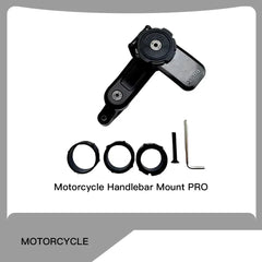 Motorcycle Handlebar Clamp Stem Fork Mount PRO Holder Phone Mount Vibration Dampener MAG Universal Adaptors Wireless Charger