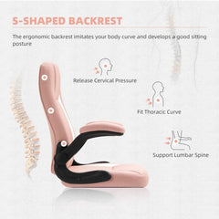 Pink Office Chair Executive Desk Chair with arms High Back Modern Computer Chairs for Women